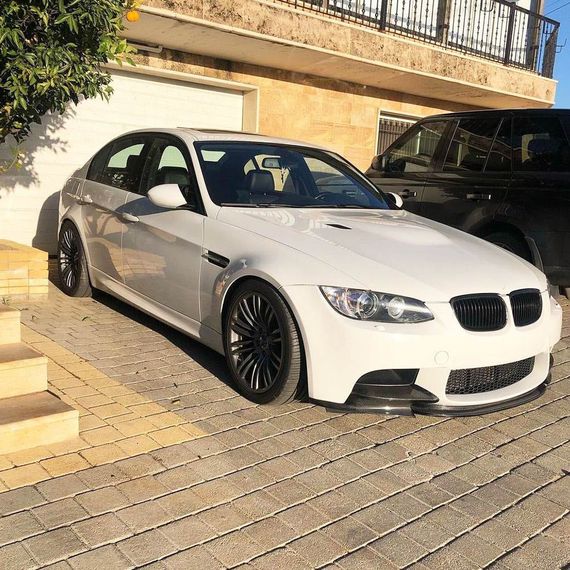 Накладки на передній бампер Flap Карбон (для M3, Карбон) для BMW 3 серія E-90/91/92/93 2005-2011 рр | Зображення 3