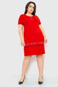 Плаття повсякденне домашнє колір червоний FA_007135