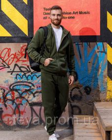 Спортивний костюм колір хакі розміри M, L, XL, XXL, 3XL, S FI_004604