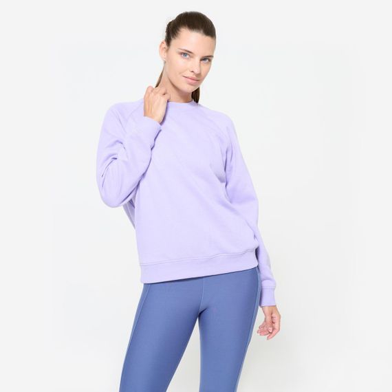 Кофта флісова жіноча для фітнесу лавандова - 2XL