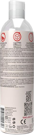 Зігрівальний лубрикант на водній основі Wet Warming Watermelon 4 in 1, без цукру (118 мл) sexstyle | Зображення 1