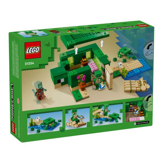 Конструктор LEGO Minecraft Пляжний будинок у формі черепахи 234 деталей (21254) | Зображення 8