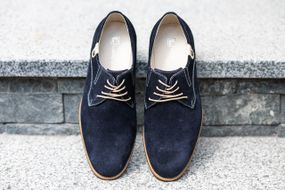 Туфли замшевые синие Lucky Choice 43 размер