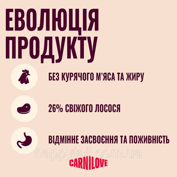 Беззерновий сухий корм Carnilove Active Salmon & Turkey Large Breed для котів великих порід лосось та індичка 2 кг (арт. 173716) | Зображення 6