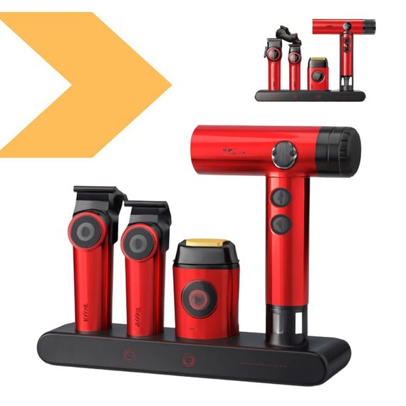 Великий професійний комплект VGR SteplerSS Pro 4 in 1 Red (46076-VGR STEPLERSS PRO 4 IN 1 RED_7174) | Зображення 4