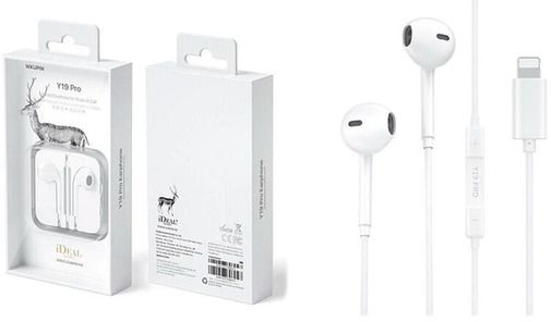 Гарнітура WK Y19 Pro Lightning з якісним звуком для iPhone (MAW-45388_231)