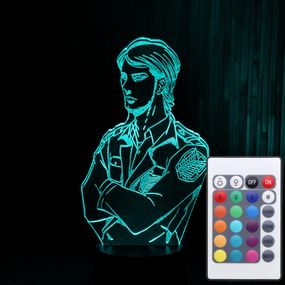 Акриловый светильник-ночник с пультом 16 цветов Жан Кирштайн 2 tty-n001526