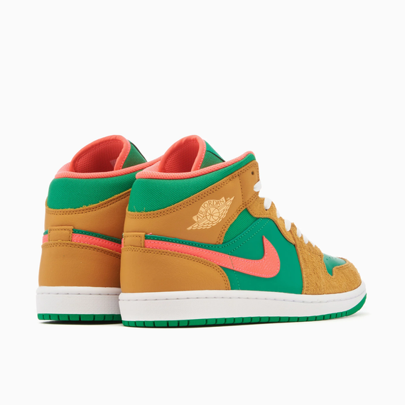 Кросівки Air Jordan 1 Mid “Wheat/Watermelon” 44 DX4332-700 | Зображення 3