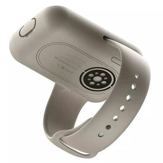 Портативное ЗУ Charging Soft Case for Apple Watch 49mm 1200 mAh Moon White | Зображення 5