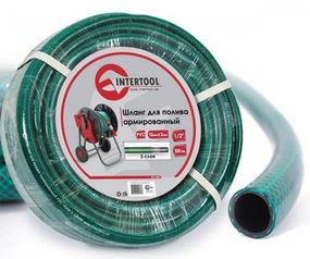 Шланг INTERTOOL GE-4027 для полива 3-слоя 1/2"армов.100м PVC