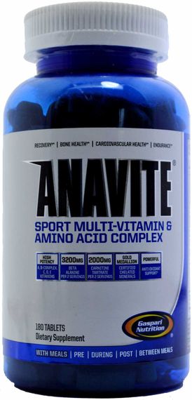 Мультивітаміни Gaspari Nutrition ANAVAITE 180 tabs