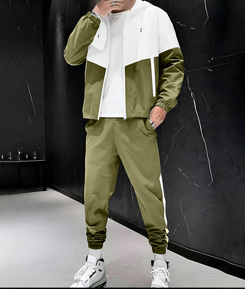 Костюм плащівка ультра хакі-білий S XXL