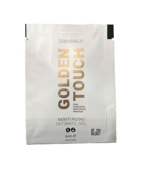 Розпродаж!!! Пробник  гель-лубриканту Driminals Golden Touch 4 мл (термін 04.2027)