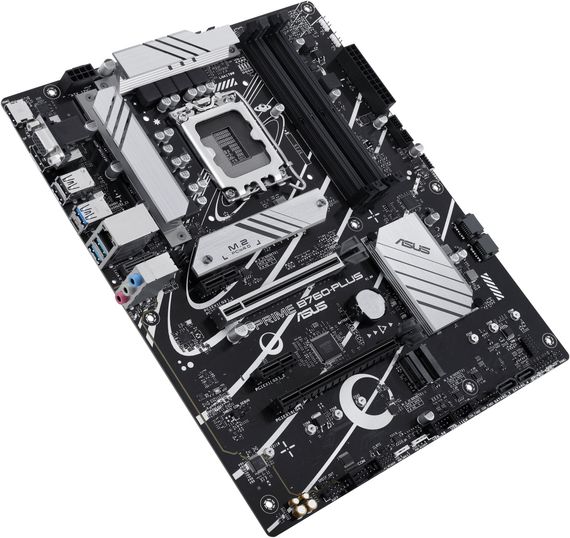 Материнcька плата ASUS PRIME B760-PLUS s1700 B760 4xDDR5 M.2 HDMI D-Sub DP ATX 90MB1EF0-M1EAY0 | Зображення 1
