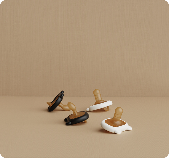 Пустушки Heorshe ортодонтичні день/ніч 3+ міс | Зображення 4