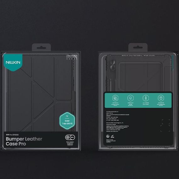 Чохол-книжка Nillkin Bumper Pro Multi-angle для Samsung Galaxy Tab S10 FE / S9 Black | Зображення 5
