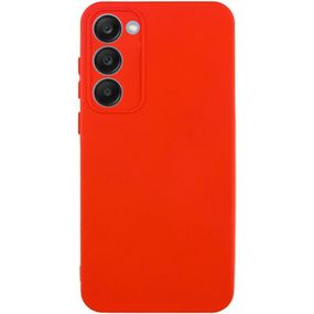 Чехол TPU GETMAN Liquid Silk Full Camera для Samsung Galaxy S23+ Красный / Red