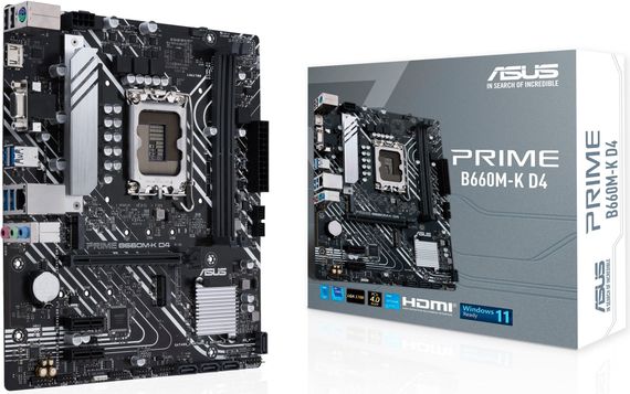 Материнcька плата ASUS PRIME B660M-K D4 s1700 B660 2xDDR4 M.2 HDMI D-Sub mATX (90MB1950-M1EAY0) | Зображення 7