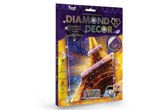 Набір для творчості DD-01-01,02..07,09,10,11 "DIAMOND DECOR" DANKO | Зображення 3