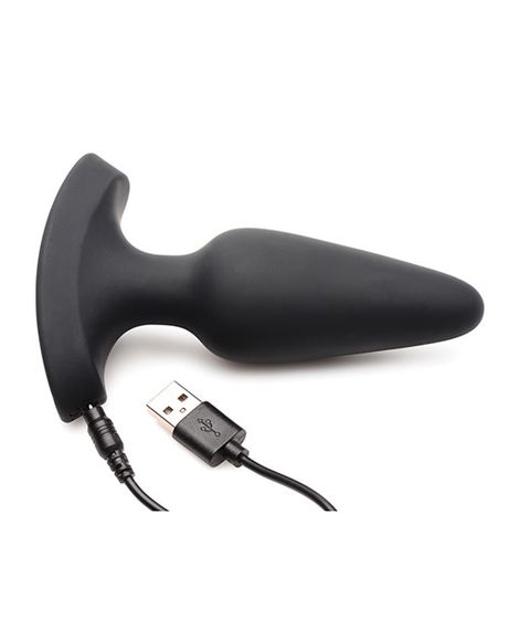 Анальна пробка з пультом Laser Heart Siliconen Anaal Plug | Зображення 2