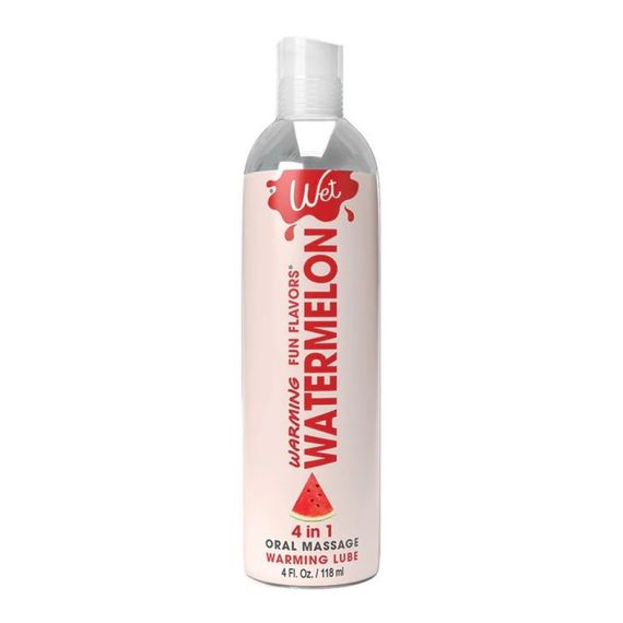 Лубрикант со вкусом арбуза Wet Watermelon с согревающим эффектом, 118 мл sexstyle