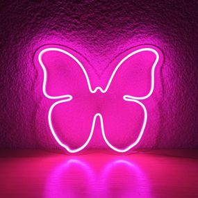 Неоновий світильник Метелик 420х370 acr-n000022