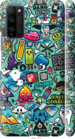 Чохол на Huawei Honor 30 Lite Стікер бомбінг 1 "693m-2074-24368"