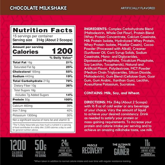 Гейнер BSN True Mass 1200 4.7 kg (Chocolate) | Зображення 1