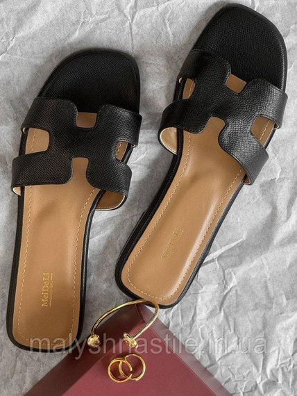 Женские тапки Herni black ДЛ7284 | Зображення 1