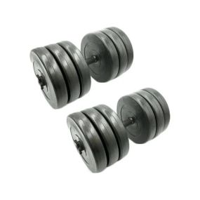 Гантели наборные композитные в пластиковой оболочке 2 шт по 30,5 кг Rock Pro NE-PL-G-030-2