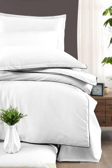 Постільна білизна La Romano Premium Satin 200×220 Lucca White | Зображення 1