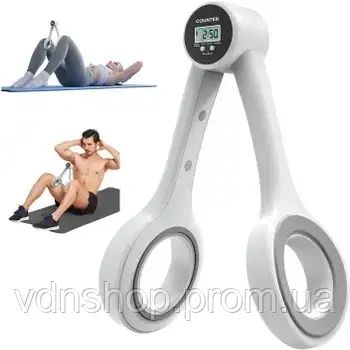 Тренажер для м'язів тазового дна LEG Trainer, з дисплеєм / Тренажер-еспандер для тіла від батарейок