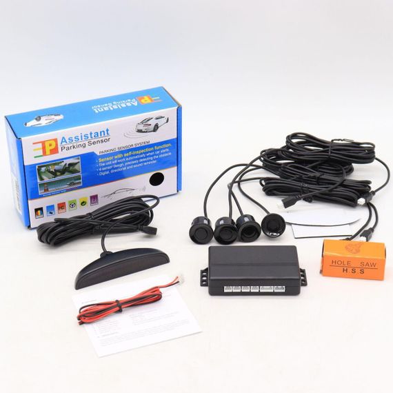 Парктроник на 4 датчика для автомобиля Car Radar / Парковочная система автомобильная с дисплеем / Парктроник с | Зображення 8