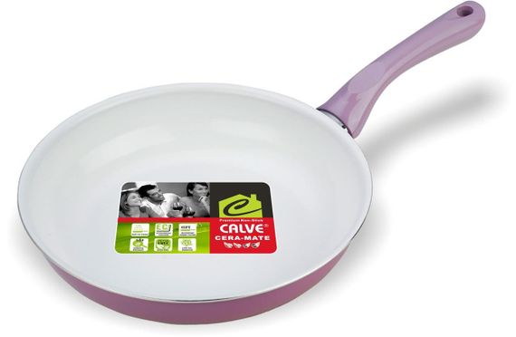 Сковорода антипригарная Calve 20 см CL-1912 алюминиевая для всех плит сиреневая