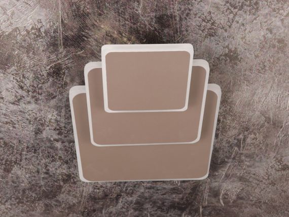 Сучасний креативний світильник стельовий LED для кухні ванної офісу 25468 Коричневий 7х25х40 см. | Зображення 5