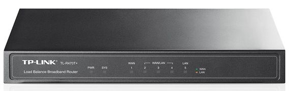 Мультисервисный маршрутизатор TP-LINK TL-R470T+ 1xFE LAN 3xFE LAN/WAN 1xFE WAN (TL-R470T+)