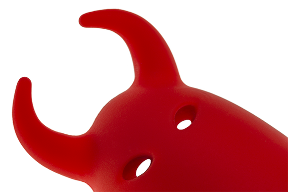 Віброкуля Adrien Lastic Pocket Vibe Devol з хвостиком і ріжками Sex Aura | Зображення 1