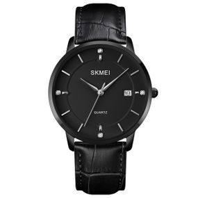 Годинник S2kmei 1801LBKBK Black-Black Leather