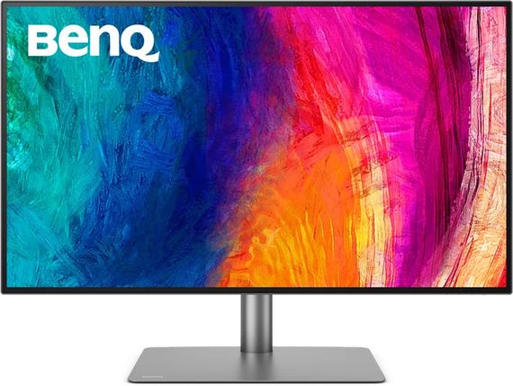 TFT 32" BenQ PD3225U, IPS, 4K, HDMI, DP, USB-C, USB hub, HAS, Pivot, темно-сірий | Зображення 1