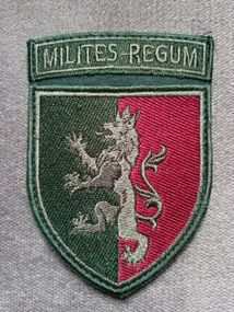 Шеврон 24 ОМБр "MILITES REGUM"  Цветной