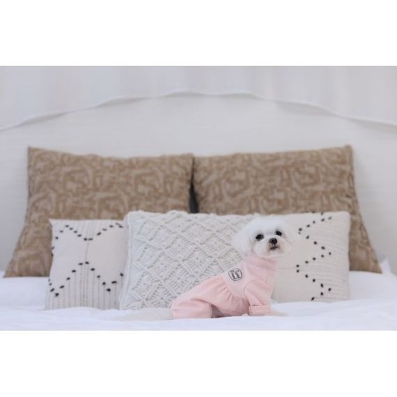 Трикотажный костюм для собак Cheepet, розовый | Зображення 5