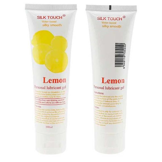 Лубрикант на водній основі Silk Touch Lemon 100 мл | Зображення 3