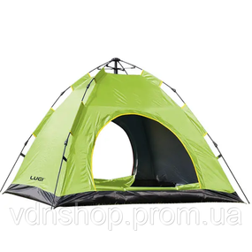 Намет кемпінговий 2 на 2 метри автоматичний для риболовлі походу туристичний LU-019M Салатовий