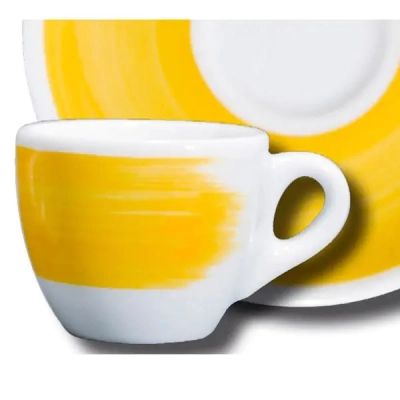 Чашка Ancap cappuccino 180 мл, серія Verona Millecolori Yellow (35121) | Зображення 1