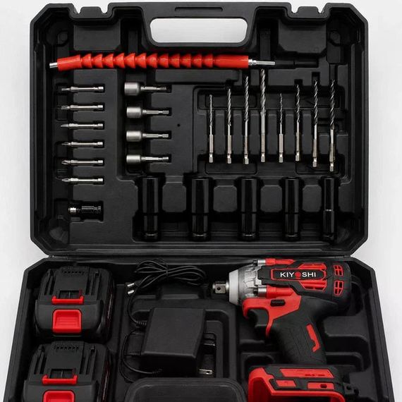 Електричний гайковерт MA752 24V з 2 акумуляторами RED • Акумуляторний гайковерт MA752 для гайок, болтів, авто, гаража та майстерні | Зображення 4