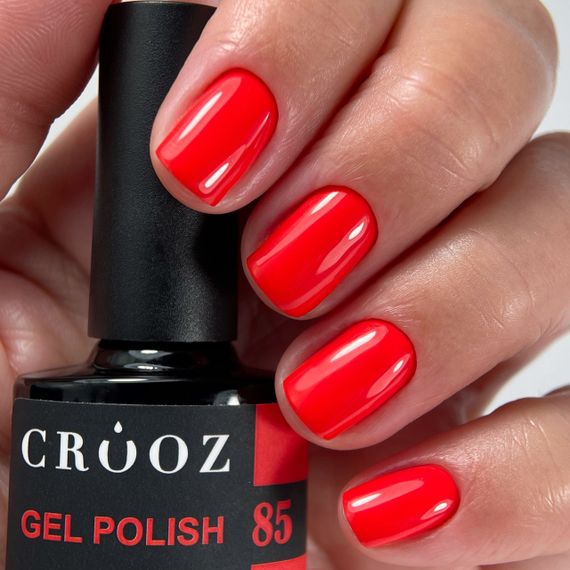 Гель-лак Crooz 85 (огненный корал) 8 мл