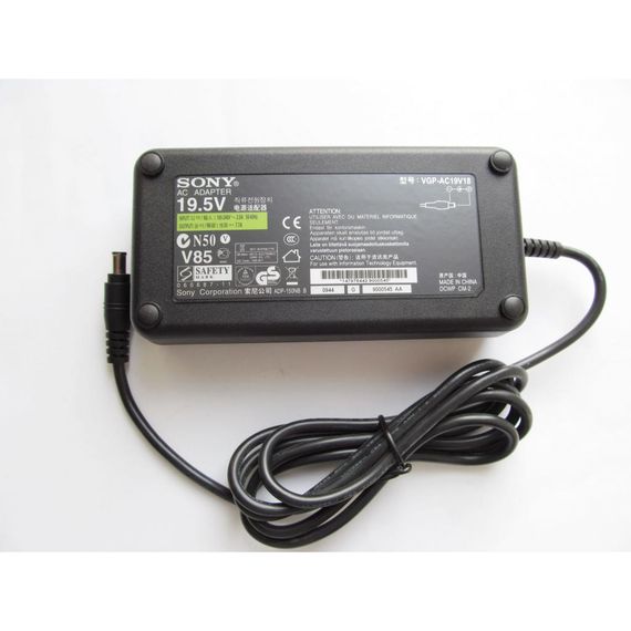 Блок живлення до ноутбуку Sony 150W, 19.5V, 7.7A, 6.5/4.4(pin inside) (VGP-AC19V18 / A40282) | Зображення 1