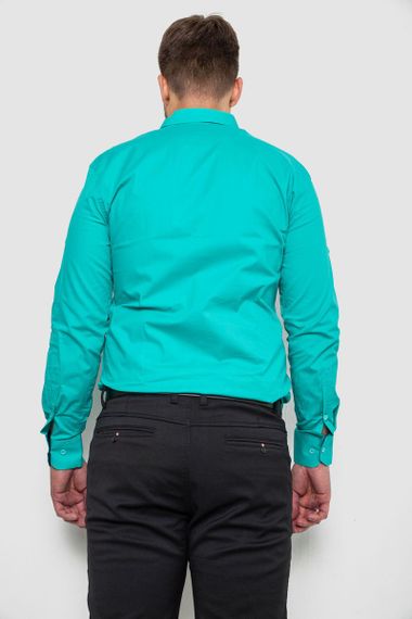 Рубашка мужская, цвет бирюзовый, 214R7002 | Зображення 3
