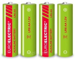 Батарейки лужні Euroelectric AA 4 шт.