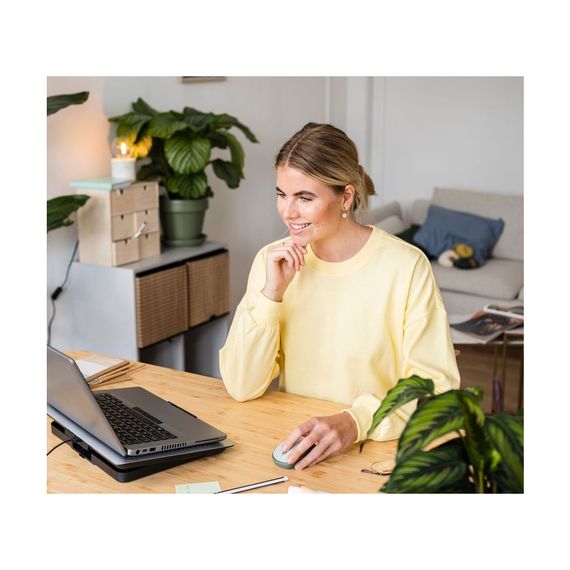 Мишка Trust YVI+ Silent Eco Wireless Green (24552) | Зображення 6
